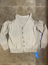 Women  s Cold Shoulder Sweater NWT Cupshe Small