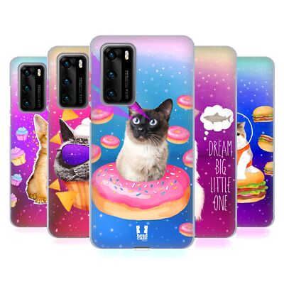 HEAD CASE DESIGNS REAL CATS IN ARTIFICIAL SPACE GEL CASE FOR HUAWEI PHONES 4