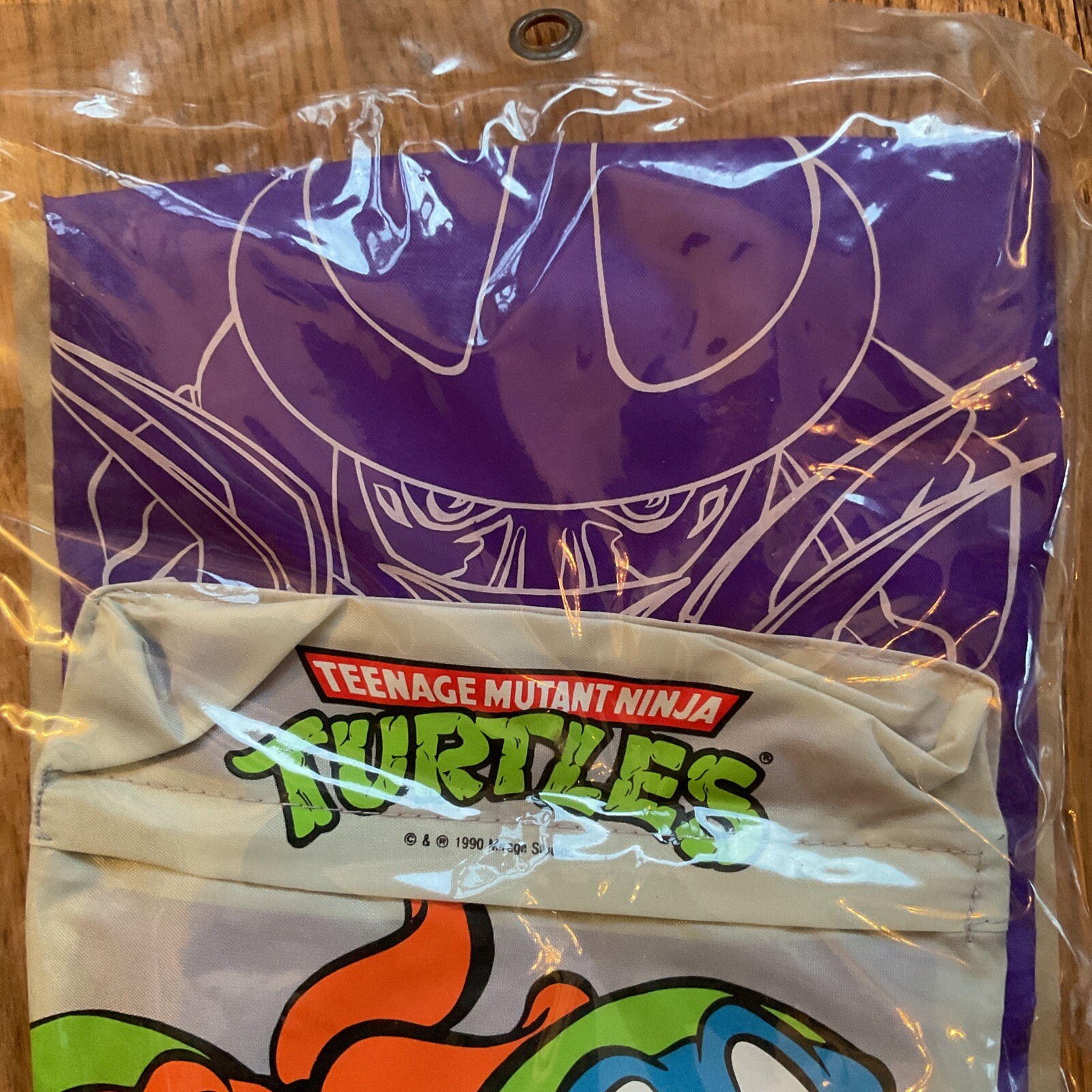 VINTAGE TEENAGE MUTANT NINJA TURTLES BACKPACK  1990 MIRAGE NEW IN PACKAGE RARE image 3