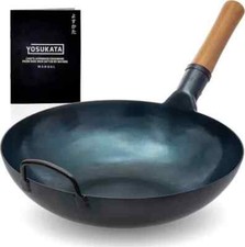YOSUKATA Padella Wok con fondo piatto - (14446/A4B4)