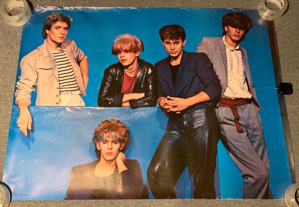 Duran Duran Vintage 5 Poster LOT 1981 82 83 FLAWS Band John Taylor Concert Live