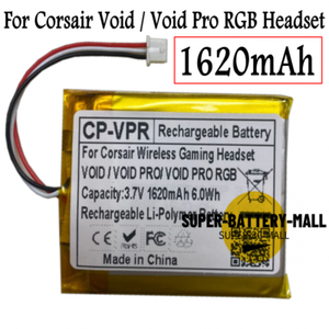 1620mAh Battery For Corsair Void / Void Pro RGB 7.1 Wireless Gaming Headset | eBay