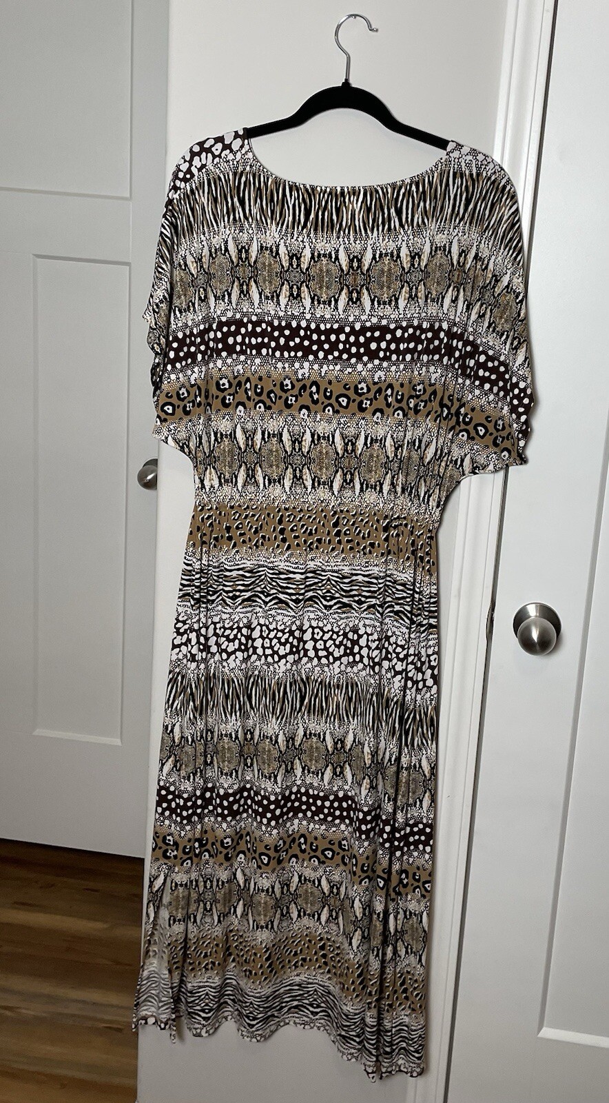 Rafaella Plus Multicolor Split Sides Gathers At W… - image 5