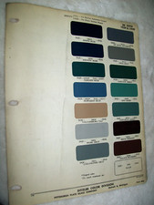1939 1940 De Soto DeSoto car Ditzler auto Paint Chips set