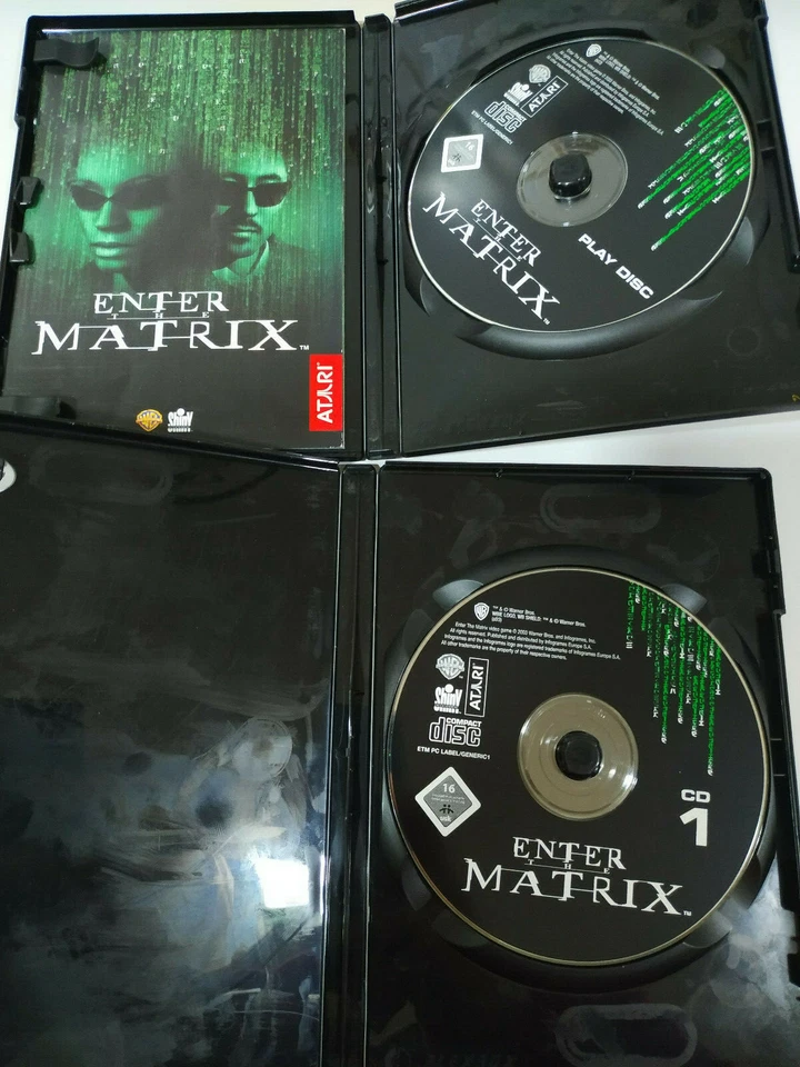 ENTER THE MATRIX DE SHINY ENTERTAIMENT - ATARI PC CON 4 DISCOS EN BUEN ESTADO, foto 4 de 4