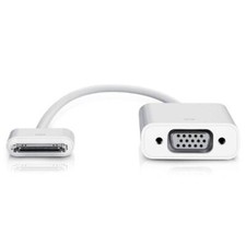 Dock iPad 2 3 iPhone 4S Convert to VGA Adaptor Cable Monitor Projector iOS 9.3