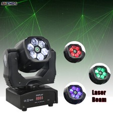 6x15W RGBW Beam Wash Laser Moving Head Light LED Stage Lighting DJ Culb Party