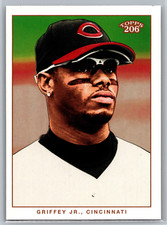 Ken Griffey Jr 2002 Topps 206 Base Set Card #84 Cincinnati Reds