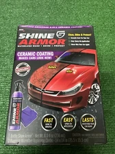 SHINE ARMOR Ceramic Coating Fortify Quick Coat Car Wax Polish Spray Waterless 
