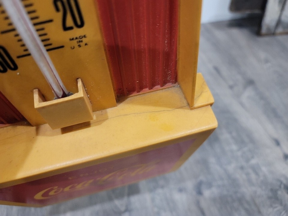 Lot of (2) Original Coke Coca Cola Plastic Thermometers eBay