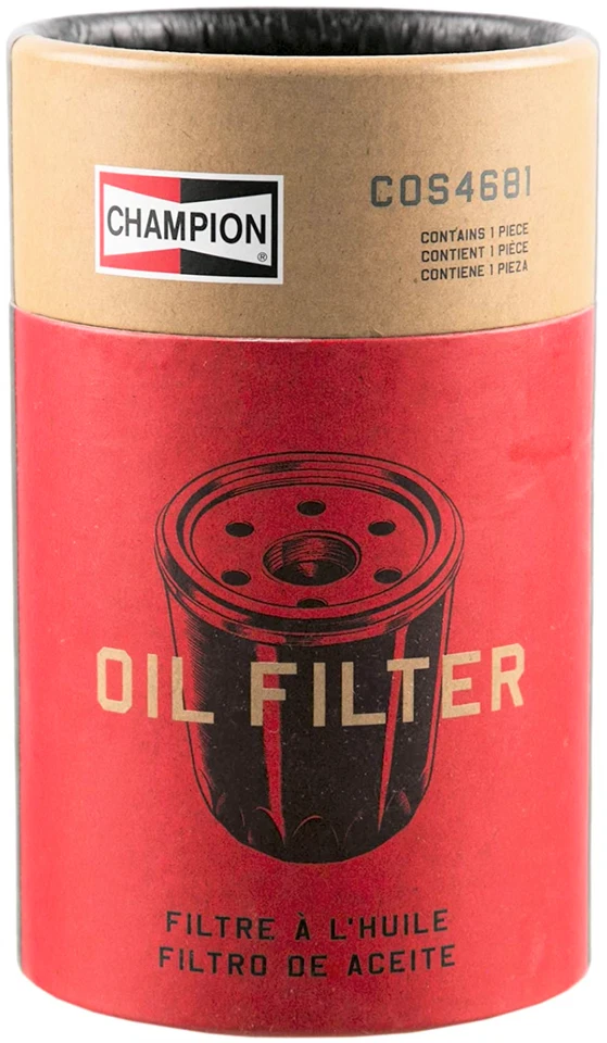 Filtro de aceite de motor Champion COS4681 hasta 12000 millas para Mercedes-Benz BMW seleccionado Foto 4 de 4