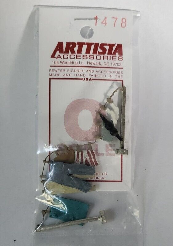 Arttista 1478 Clothesline with Clothes O Scale Details Model