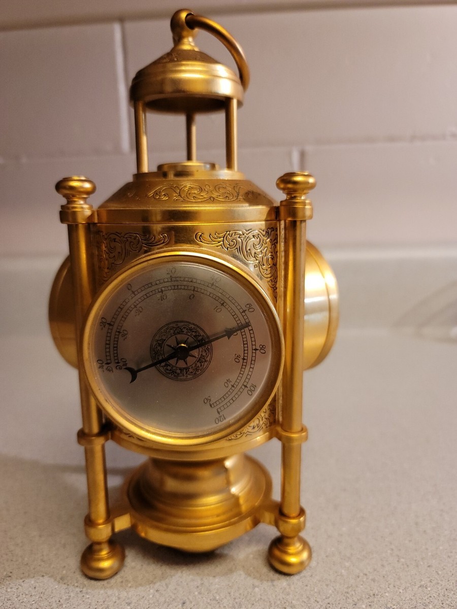 時計 the FRANKLIN MINT Franklin Mint The International Meteorological Clock Accent 24k | eBay