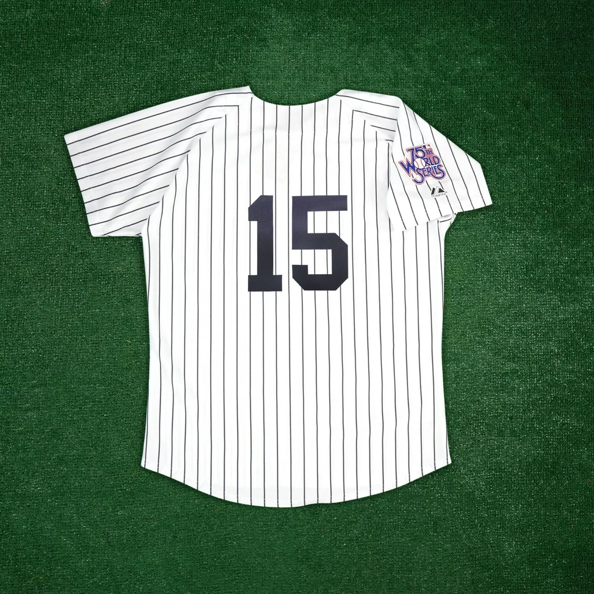 Thurman Munson 1978 New York Yankees World Series Cooperstown Men's Home  Jersey