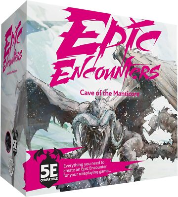 Epic Encounters Höhle des Manticore - RPG Fantasy Rollenspiel Tabletop Spiel w