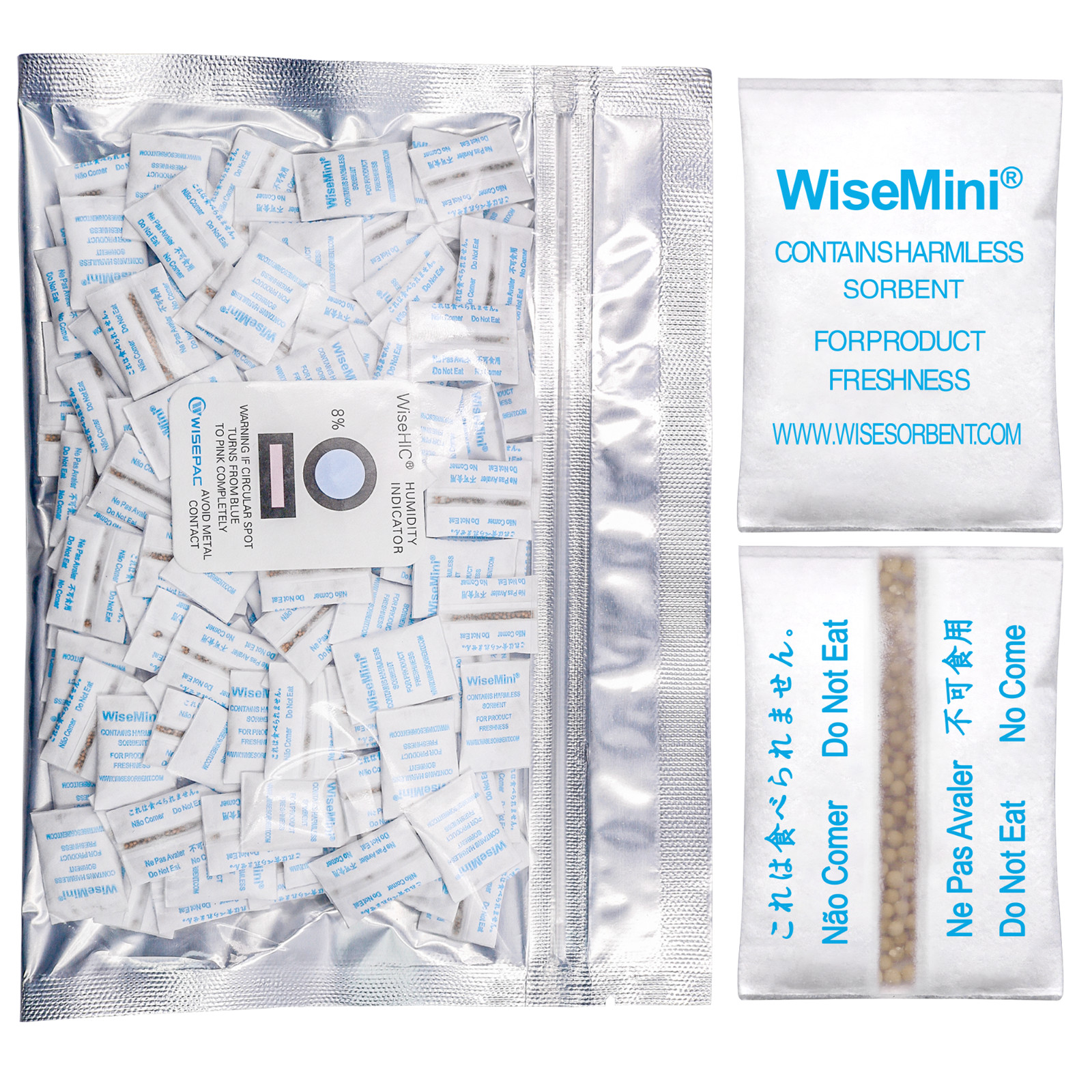 5 Gram Molecular Sieve Packets, 1750 Pack Tyvek Dessicant Packets Food Grade