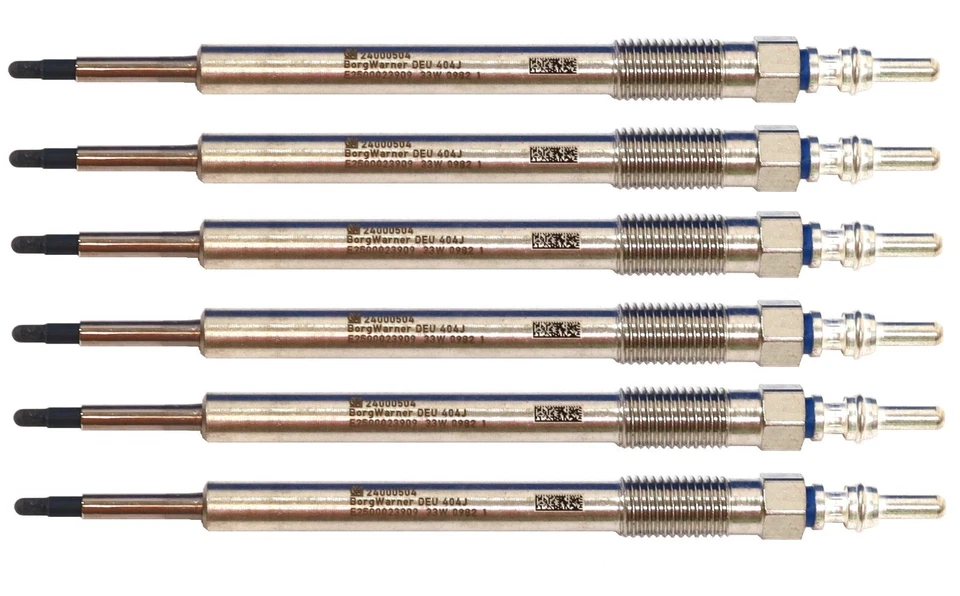 Juego de 6 bujías incandescentes GM 24000504 / 73G para 2020-2024 3,0 L Duramax LM2 diésel OEM Foto 2 de 4