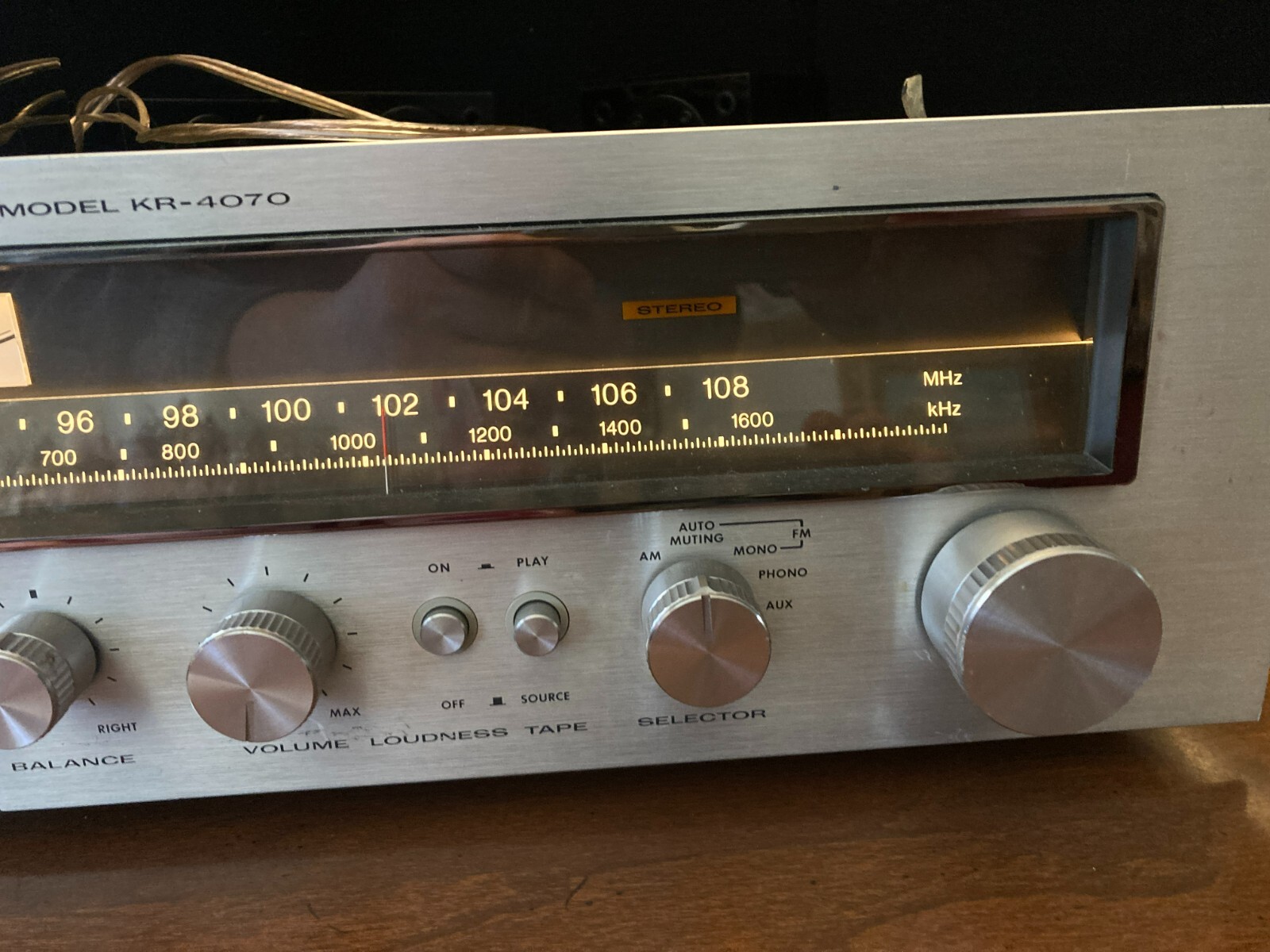 vintage kenwood receiver model kr4070 eBay