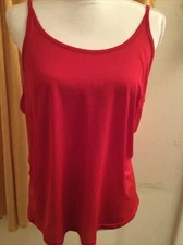 Unbranded Stretchy Red Cami Size Large