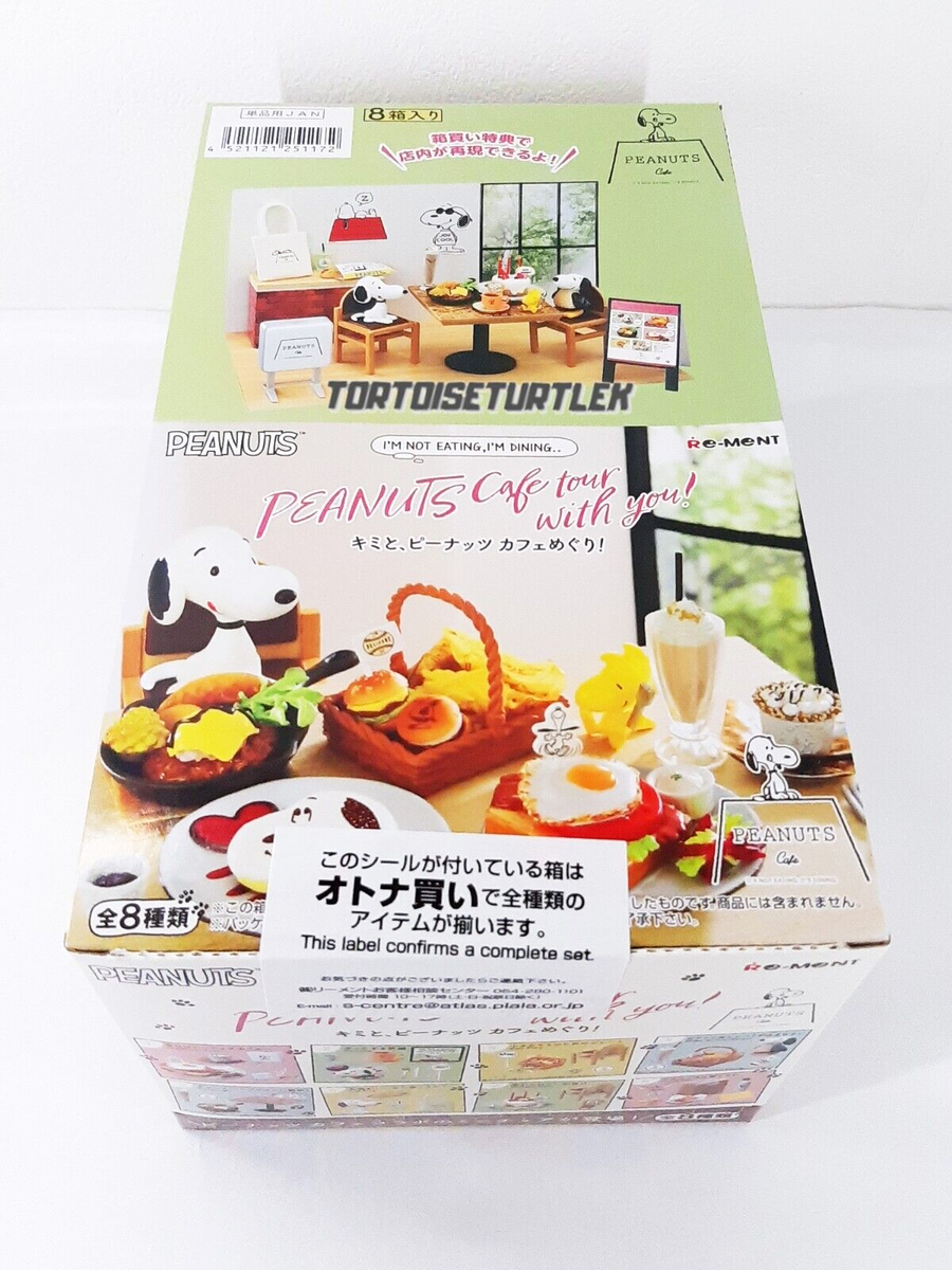 Re-Ment Snoopy Peanuts Cafe Tour With You 8pcs Complete Box Set | eBay