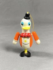Uncommon Vintage Wooden/wood Kurt S. Adler Duck Christmas X-mas Ornament