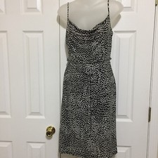 White House Black Market Sequin Dress guessing Size 4 Spaghetti Straps 24" waist