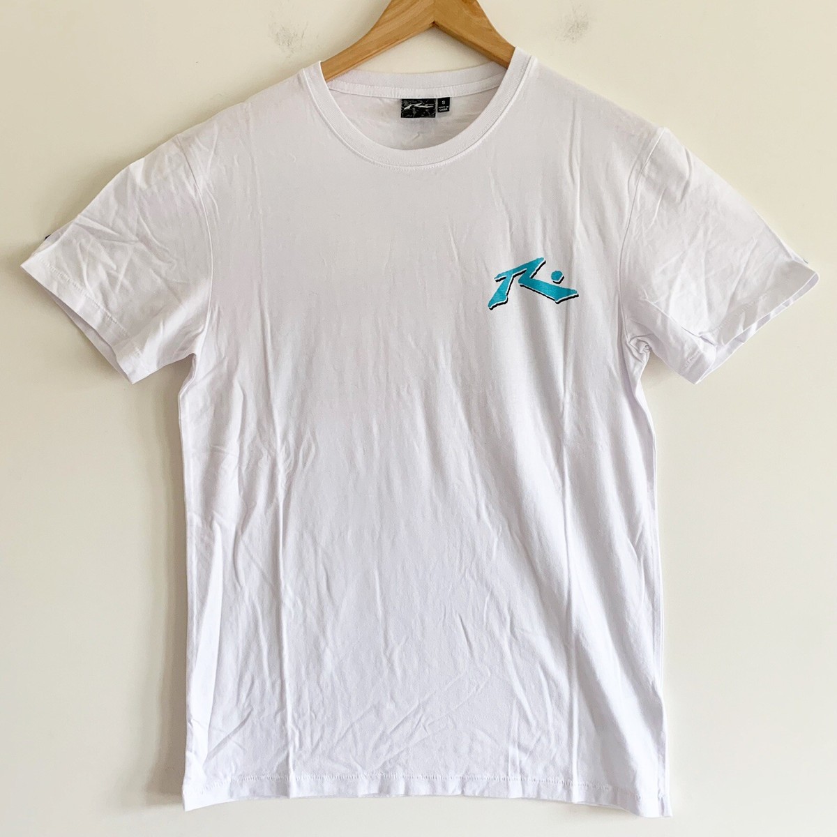Rusty America White Tee Shirt Small | eBay