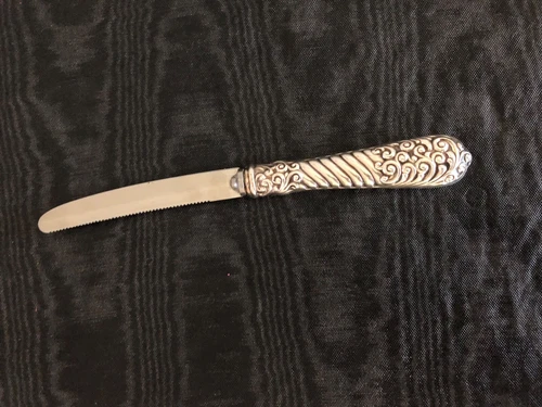 GORHAM  Sterling Silver Fruit / Cheese  Knife 6 3/4" Pattern: No.75    MUST SEE