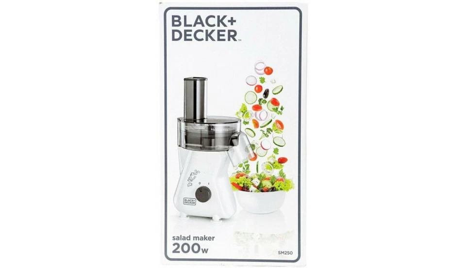 Black and Decker SM250 Salad Maker - 220-240 Volt 50 Hz 200-Watt - Image 2 of 4
