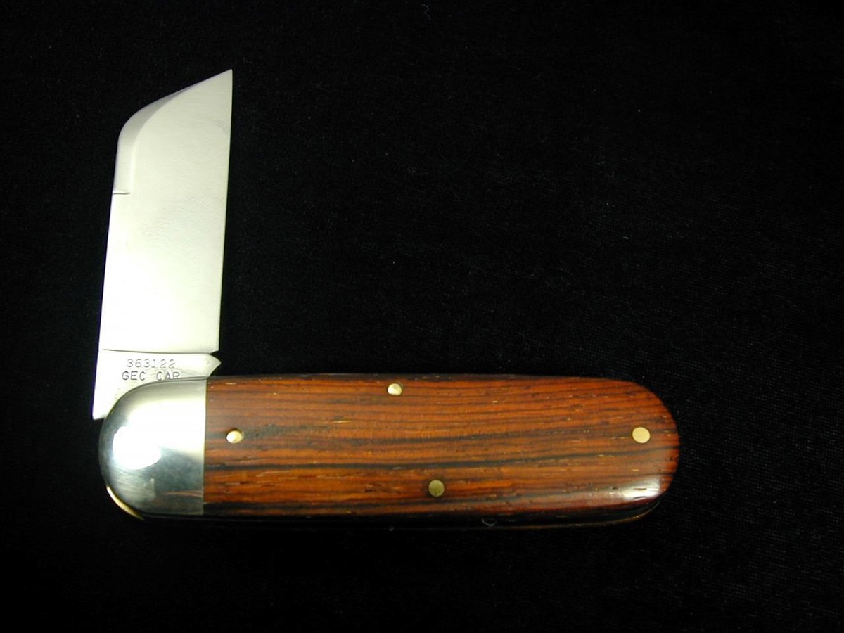 GREAT EASTERN NORTHFIELD GEC COCOBOLO TOENAIL CLIPPER KNIFE RARE