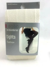 2 pr No Boundaries Fashion Openwork Textured Tights - Size S/M - 2 patterns