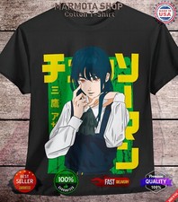 Asa Mitaka Chainsaw Man Shirt Anime Tee T-Shirt Pochita Makima Manga Otaku Denji