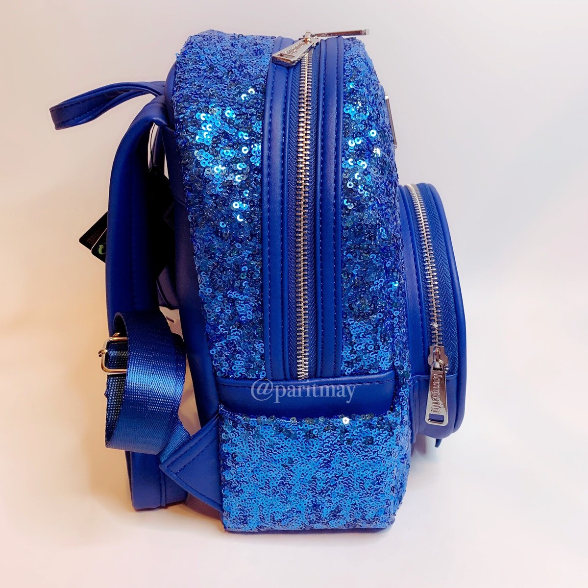 Loungefly Disney Snow Globe Collection Beauty & the Beast Sequin Mini Backpack Loungefly Disney Beauty And The Beast Snow Globe Sequin Mini  main image 2