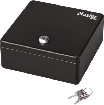MASTER LOCK Spardose oder Schlüsselschrank [sicheres Bargeld oder Schlüssel] [Geldfach] [10 Schlüssel
