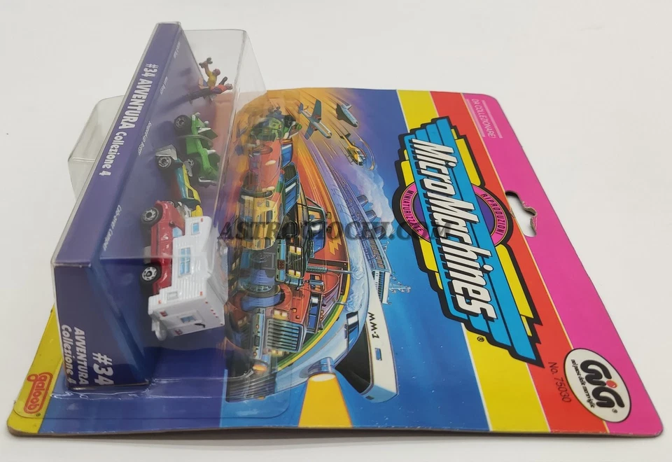 MICRO MACHINES 34 AVVENTURA VINTAGE 1996 GALOOB GIG 75030 NEW IN SEALED BOX - Immagine 4 di 4