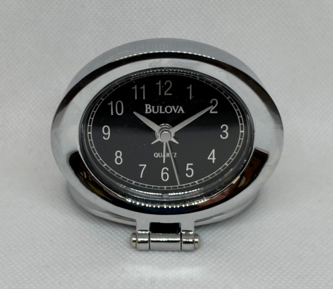 Bulova Quartz Alarm Travel Mantle Clock B6842