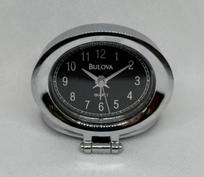 Bulova Quartz Alarm Travel Mantle Clock B6842