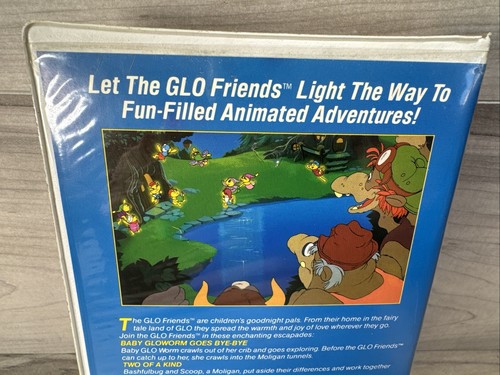 GLO Friends VHS Caverns Of Mystery 1986 Cartoon Video Tape Hasbro Glo Worm RARE! - Picture 4 of 16