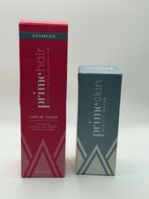 2x Prime Prometics PrimeSkin Beauty Water MakeUp Remover And Shampoo Lush Thick
