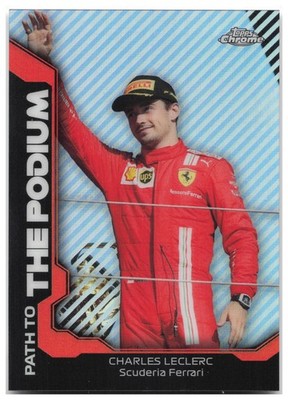 Charles Leclerc 2021 Topps Chrome Formula 1 Path to the Podium PTP-CL NM
