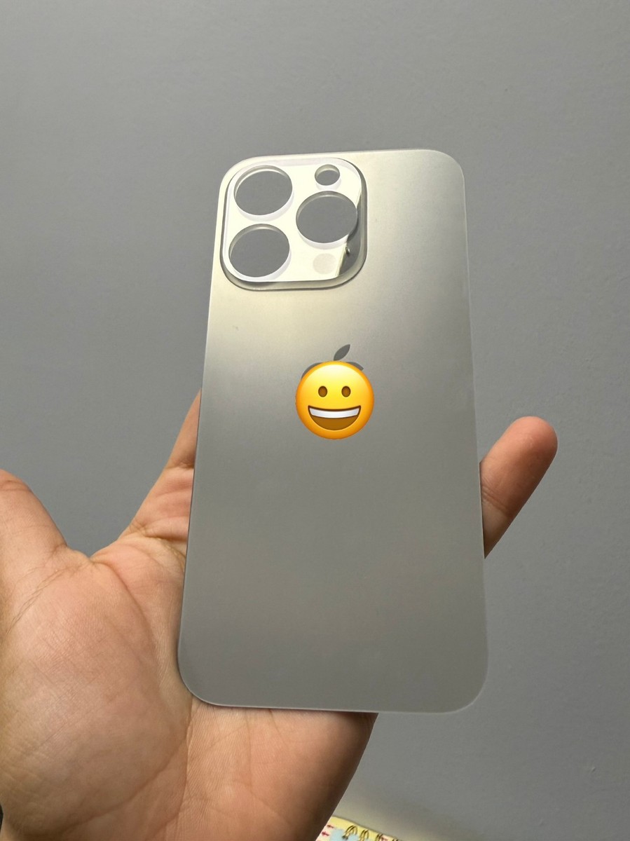 Back Glass Cover for iPhone 15 Pro / iPhone 15 Pro Max Big Hole