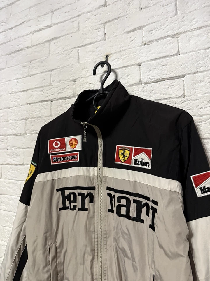 Ferrari Racing Bomber Jacket Mallboro Vodafone Bridgestone Sz S - Image 2 of 4
