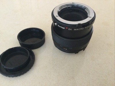 Vintage Vivitar 2x s  Macro Focusing Teleconverter Japan. 045m/50mm.