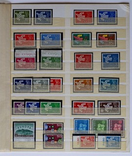 Europamarken 1961 CEPT incl. Lokalausgaben britische Kanalinseln postfrisch