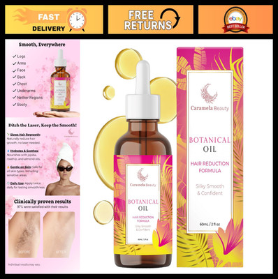 Botanical Body Oil 60ml - After-Shave & Post-Wax Moisturizer, Jojoba, Rosehip, A