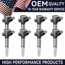 OEM 8PCS Enhanced Ignition Coil For Ford F-150 Mustang Lobo 5.0L V8 UF622 DG542