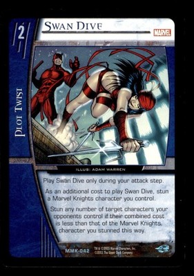 Swan Dive MMK-042 Marvel Knights VS System 2005 TCG CCG