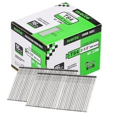 16 Gauge Finish Nails 2-1/2-Inch Galvanized 16GA Finish Nails Small Straight