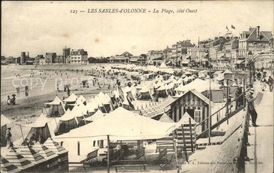 Les Sables-d Olonne Plage cote ouest Promenade