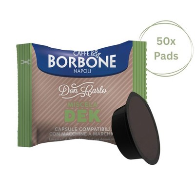 Caffè Borbone Kaffeekapseln Don Carlo DEK 50x Kapseln Kaffeemaschine Lavazza *